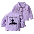 Air Traffic Controllers - We Rule The Sky Designed Children Denim Jackets Online Hot Sale