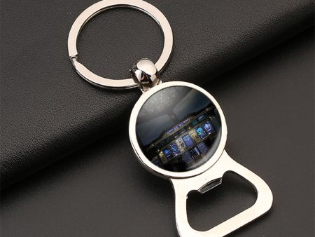 Airbus A380 Cockpit Designed Bottle Opener Key Chains Hot on Sale