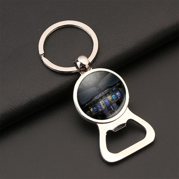 Airbus A380 Cockpit Designed Bottle Opener Key Chains Hot on Sale