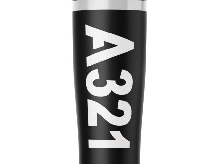 A321 Text Designed Stainless Steel Travel Mugs For Cheap