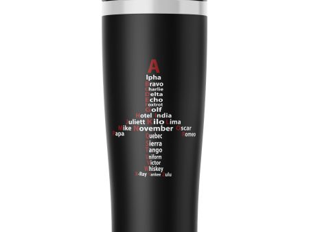 Airplane Shape Aviation Alphabet Designed Stainless Steel Travel Mugs Cheap