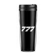 777 Flat Text Designed Plastic Travel Mugs Online Hot Sale