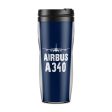 Airbus A340 & Plane Designed Plastic Travel Mugs Hot on Sale