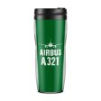 Airbus A321 & Plane Designed Plastic Travel Mugs Sale