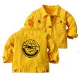 Aviation Lovers Designed Children Denim Jackets Online now