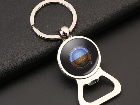 Airplane Instruments-Gyro Horizon Designed Bottle Opener Key Chains Online