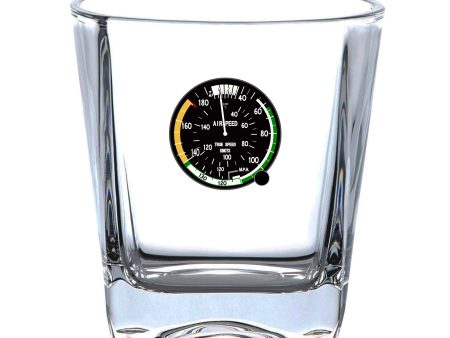 Airspeed Indicator Designed Whiskey Glass Online Sale