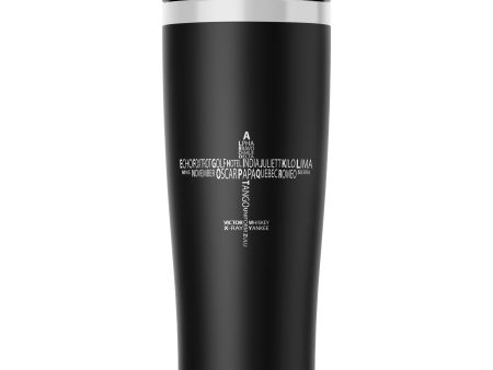 Propeller Shape Aviation Alphabet Designed Stainless Steel Travel Mugs Online now