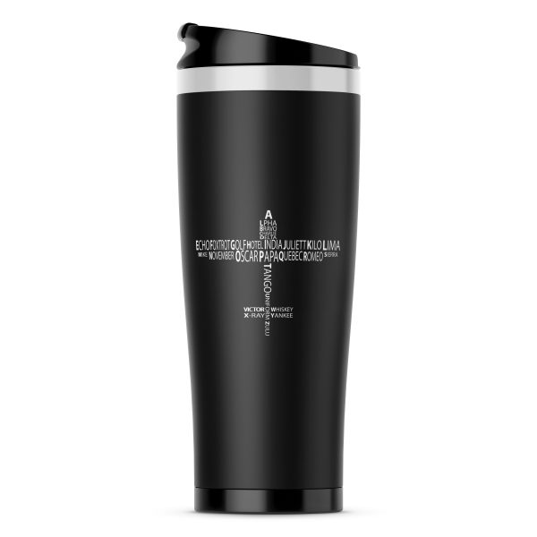 Propeller Shape Aviation Alphabet Designed Stainless Steel Travel Mugs Online now