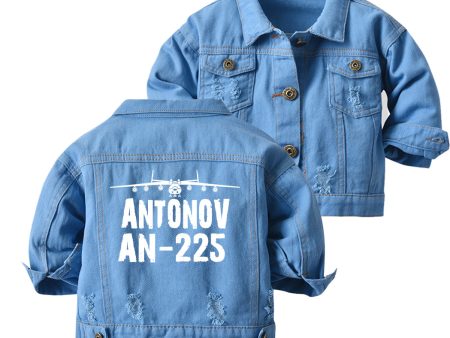 Antonov AN-225 & Plane Designed Children Denim Jackets Fashion