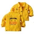 Air Traffic Controller Designed Children Denim Jackets Cheap