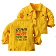 Airline Pilot Label Designed Children Denim Jackets Hot on Sale