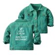 Aircraft Mechanic Designed Children Denim Jackets Online