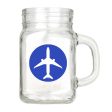 Airplane & Circle Designed Cocktail Glasses Fashion