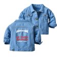 Air Traffic Controller Designed Children Denim Jackets Cheap