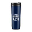 Airbus A330 & Plane Designed Plastic Travel Mugs on Sale