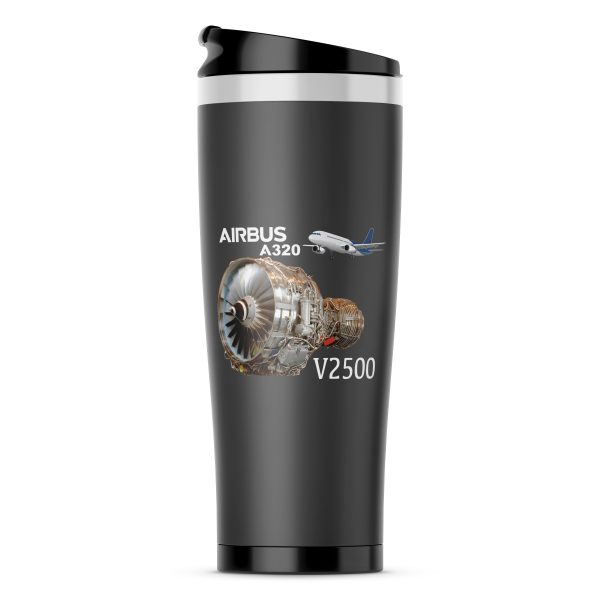 Airbus A320 & V2500 Engine Designed Stainless Steel Travel Mugs For Discount