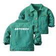 Antonov & Text Designed Children Denim Jackets Online Hot Sale