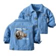 Airbus A320 & V2500 Engine Designed Children Denim Jackets For Discount