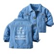 Aircraft Mechanic Designed Children Denim Jackets Online