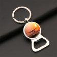 Amazing Airbus A330 Landing at Sunset Designed Bottle Opener Key Chains For Cheap