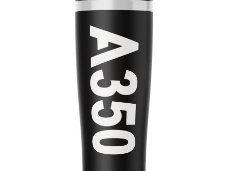 A350 Text Designed Stainless Steel Travel Mugs on Sale