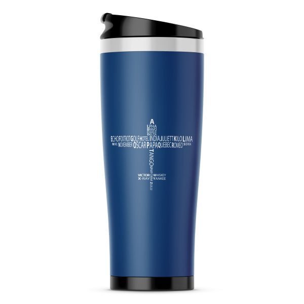 Propeller Shape Aviation Alphabet Designed Stainless Steel Travel Mugs Online now