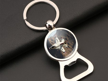 Amazing Show by Fighting Falcon F16 Designed Bottle Opener Key Chains Fashion