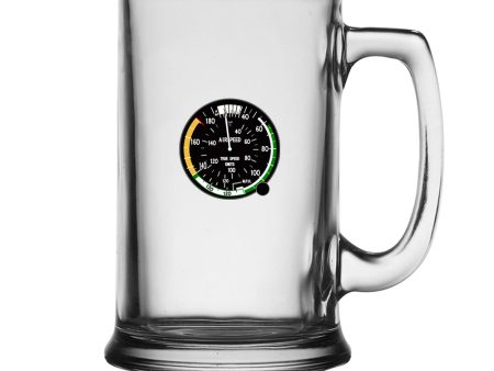 Airspeed Indicator Designed Beer Glass with Holder Online