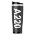 A220 Text Designed Stainless Steel Travel Mugs For Cheap