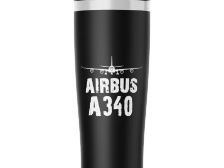 Airbus A340 & Plane Designed Stainless Steel Travel Mugs For Discount