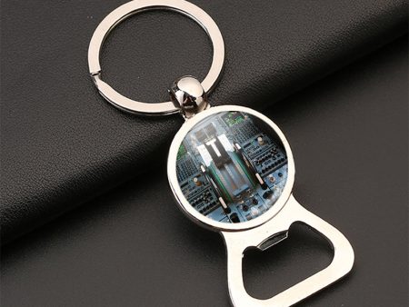 Airbus A320 Cockpit Designed Bottle Opener Key Chains For Sale