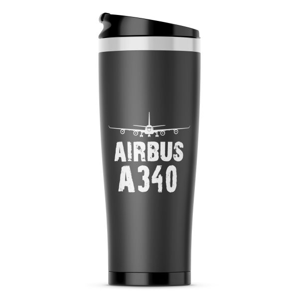 Airbus A340 & Plane Designed Stainless Steel Travel Mugs For Discount