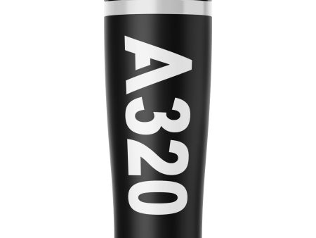 A320 Text Designed Stainless Steel Travel Mugs Hot on Sale