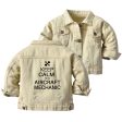 Aircraft Mechanic Designed Children Denim Jackets Online