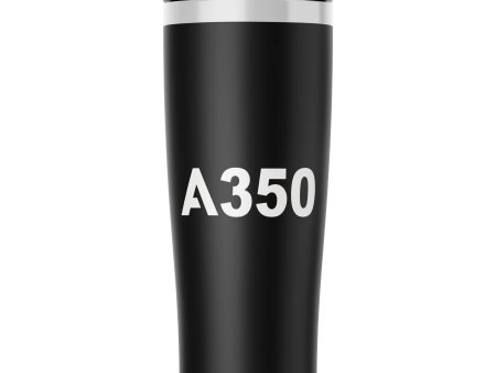 A350 Flat Text Designed Stainless Steel Travel Mugs For Discount