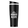 Airbus A320 & Plane Designed Stainless Steel Travel Mugs For Sale