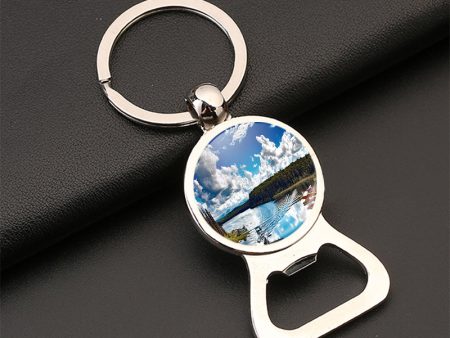 Amazing Scenary & Sea Planes Designed Bottle Opener Key Chains Fashion