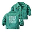 Airline Pilot Label Designed Children Denim Jackets Hot on Sale