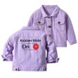 Airplane Mode On Designed Children Denim Jackets Online now