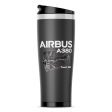 Airbus A380 & Trent 900 Engine Designed Stainless Steel Travel Mugs For Sale