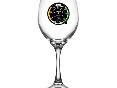 Airspeed Indicator Designed Wine Glasses For Cheap