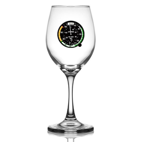 Airspeed Indicator Designed Wine Glasses For Cheap