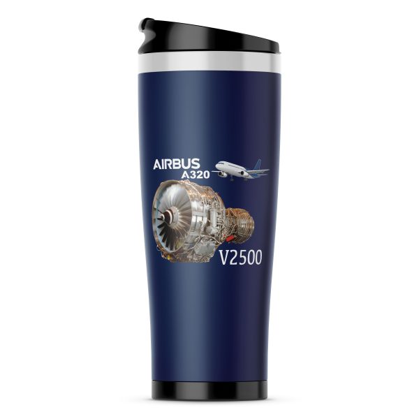 Airbus A320 & V2500 Engine Designed Stainless Steel Travel Mugs For Discount