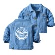 Aviation Lovers Designed Children Denim Jackets Online now