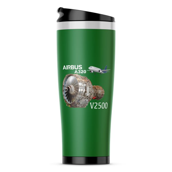 Airbus A320 & V2500 Engine Designed Stainless Steel Travel Mugs For Discount