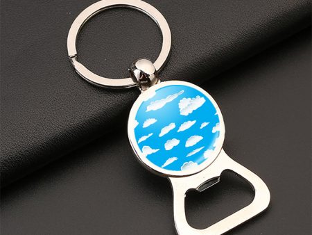 Amazing Clouds Designed Bottle Opener Key Chains For Discount