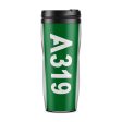 A319 Text Designed Plastic Travel Mugs Online Hot Sale