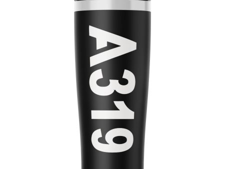 A319 Text Designed Stainless Steel Travel Mugs Supply