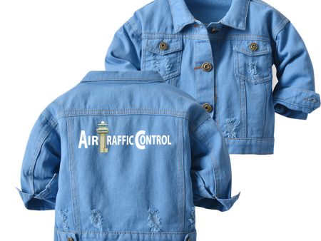 Air Traffic Control Designed Children Denim Jackets Discount